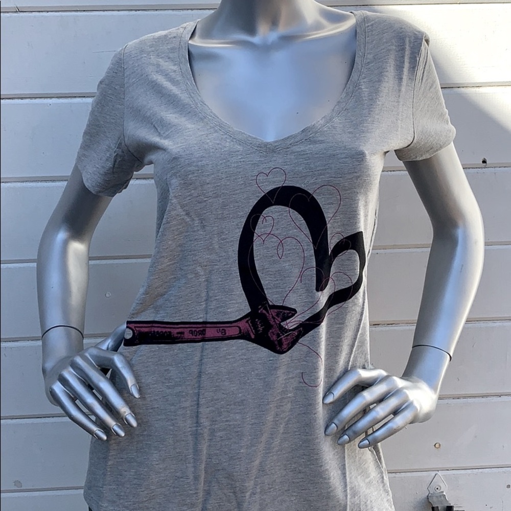 South Parade wrench and heart graphic tee.